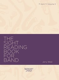 The Sight-Reading Book for Band, Vol. 3 F Horn 1 band method book cover